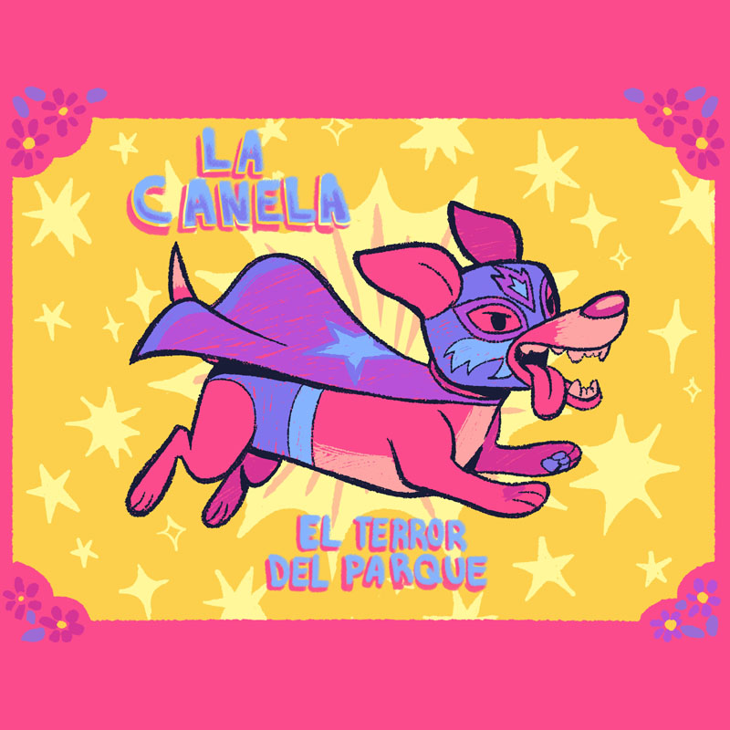 La Canela, illustration by Melissa Ballesteros